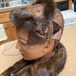 Vintage Mink Fur Halo